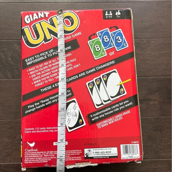 Oversized Uno Cards - Picture 4 of 5